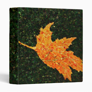 Falling Leaf Oil Painting Avery Binder