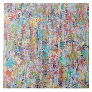 Falling Leaves 6 x 6 Ceramic Tile