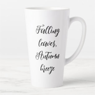 Falling Leaves Autumn Breeze Latte Mug