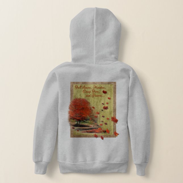 Falling Leaves Autumn Landscape (Laydown Back)
