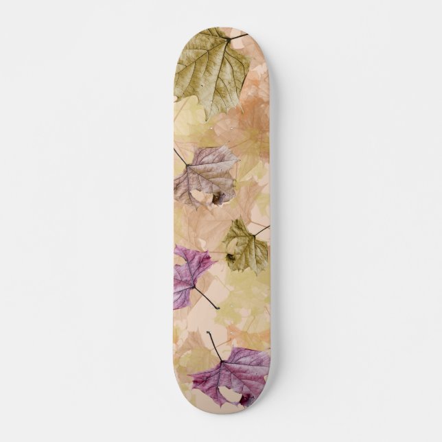 "falling leaves" autumn SKATEBOARD (Front)