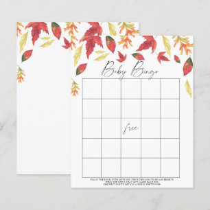 Falling leaves - Baby Bingo game