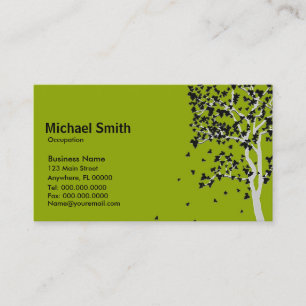 Falling Leaves Business Cards