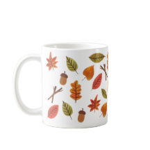 Falling Leaves Cozy Autumn Coffee Mug