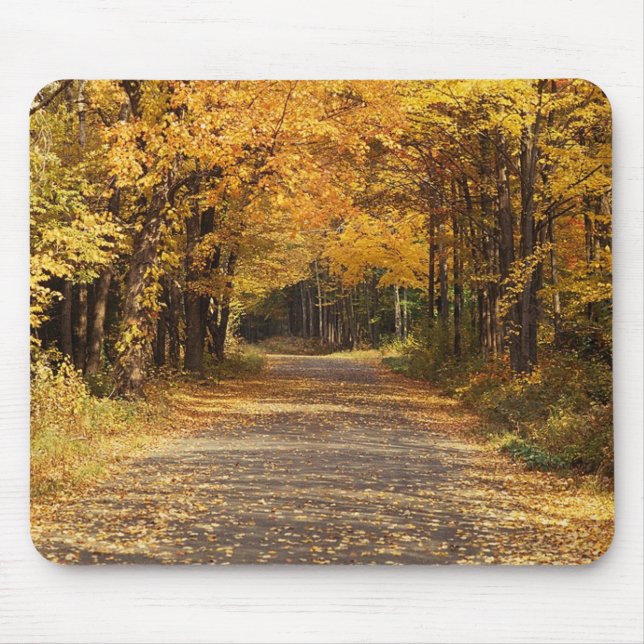 Falling Leaves Mouse Pad (Front)