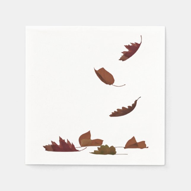 Falling Leaves Napkin (Front)
