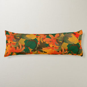 Falling Leaves Pattern for Autumn Body Pillow
