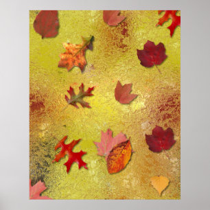 Falling Leaves Poster