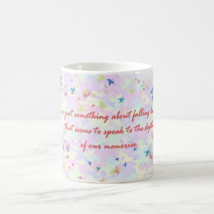 Falling Leaves Quote Mug