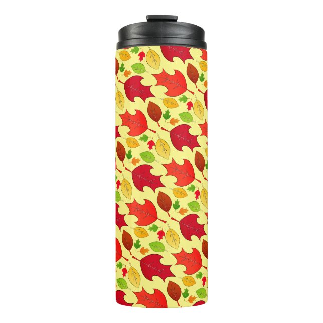 Falling Leaves Thermal Tumbler (Front)