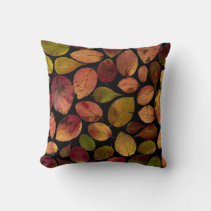 Falling Leaves Throw Pillow