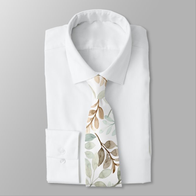 Falling leaves tie (Tied)