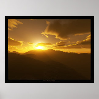 Falling light poster