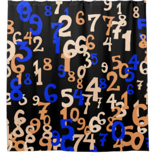 Falling numbers abstract background. Abstract back