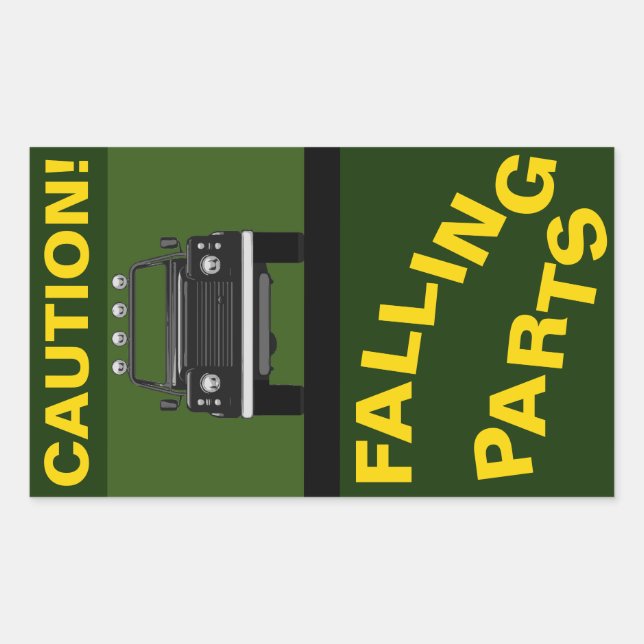 FALLING PARTS STICKER (Front)