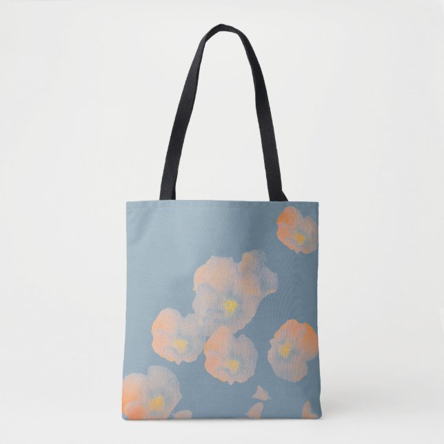 Falling Petals Tote Bag (Front)