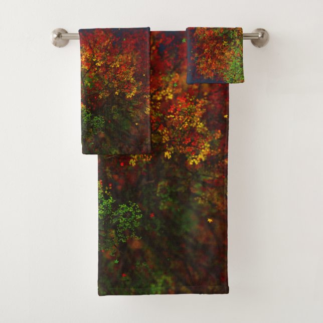 Falling Rainbow Bath Towel Set (Insitu)