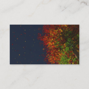 Falling Rainbow Bookmarks Business Card