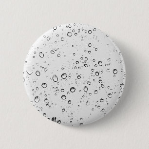 Falling Raindrops 2 Inch Round Button
