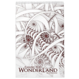 "Falling" Spiral Fractal Calendar