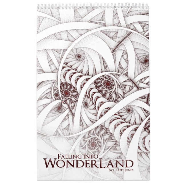 "Falling" Spiral Fractal Calendar (Cover)