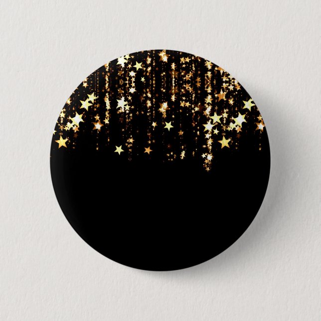 falling stars 2 inch round button (Front)