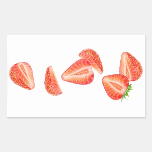 Falling strawberries sticker (Front)
