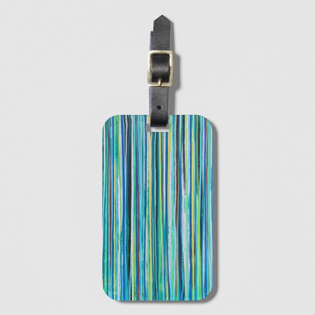 Falling Water Luggage Tag (Front Vertical)