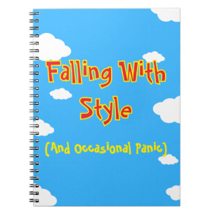 Falling With Style (And Occasional Panic) Notebook