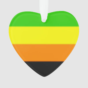 Fallln Aromantic Pride Flag Ornament