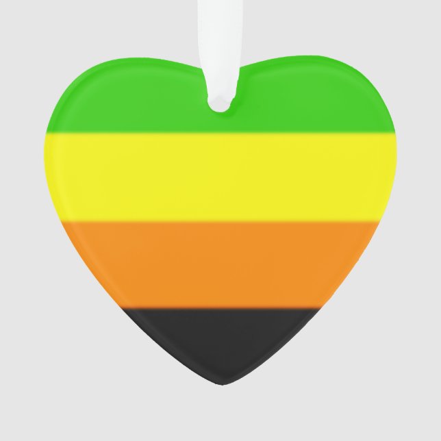 Fallln Aromantic Pride Flag Ornament (Front)