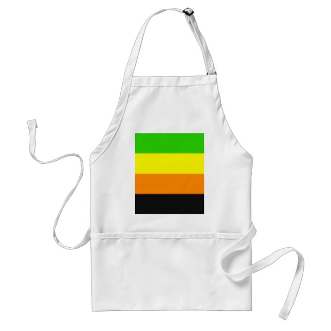 Fallln Aromantic Pride Flag Standard Apron (Front)