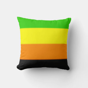 Fallln Aromantic Pride Flag Throw Pillow