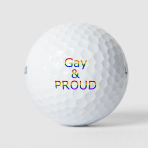 Fallln Gay and Proud Golf Balls