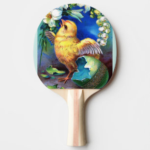 Falln A Happy Easter Chick Ping Pong Paddle