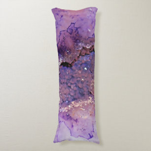 Falln Amethyst Geode Body Pillow