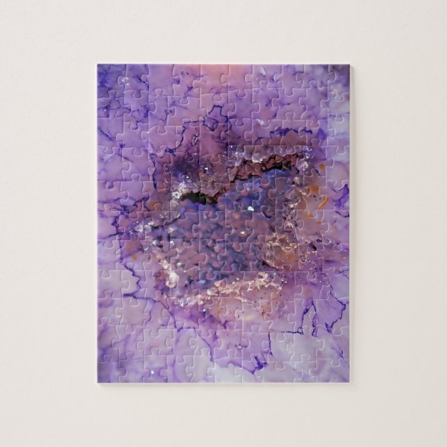 Falln Amethyst Geode Jigsaw Puzzle (Vertical)