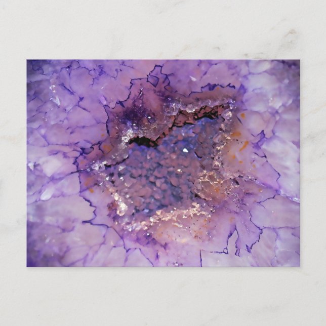 Falln Amethyst Geode Postcard (Front)