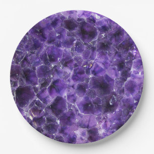 Falln Amethyst Peaks Paper Plate