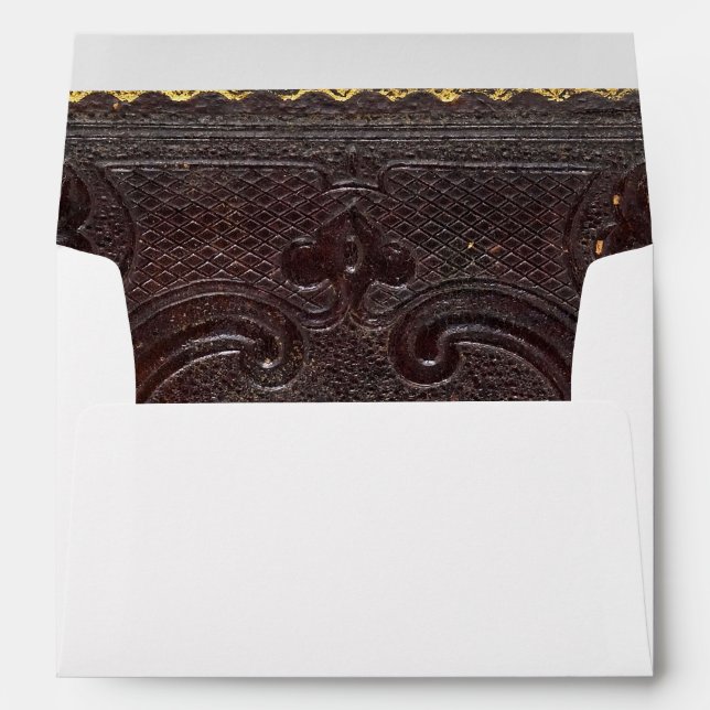 Falln Ancient Leather Book Envelope (Back (Bottom))