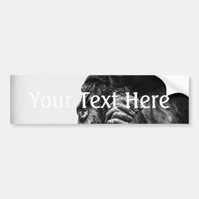 Falln Angel in Prayer Bumper Sticker (Front)