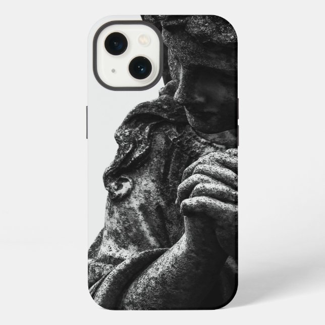 Falln Angel in Prayer iPhone Case (Back)