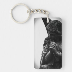 Falln Angel in Prayer Keychain
