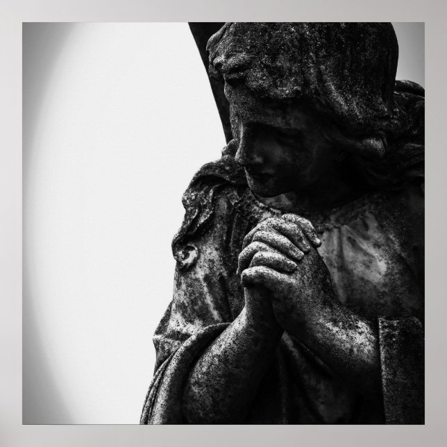 Falln Angel in Prayer Poster (Front)