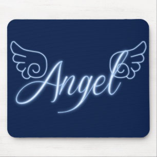 Falln Angel With Wings Mouse Pad
