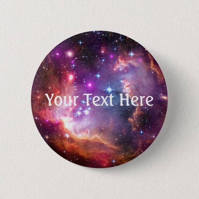 Falln Angelic Galaxy 2 Inch Round Button (Front)