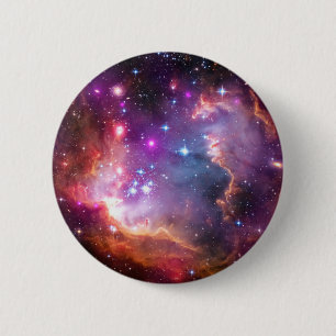 Falln Angelic Galaxy 2 Inch Round Button