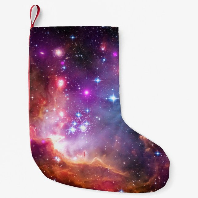 Falln Angelic Galaxy Small Christmas Stocking (Front)