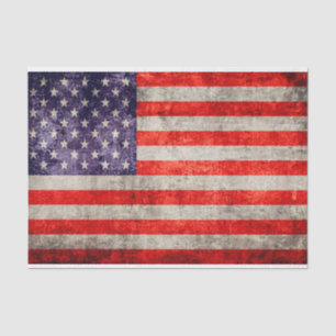 Falln Antique American Flag Tissue Paper