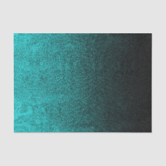 Falln Aqua & Black Glitter Gradient Tissue Paper